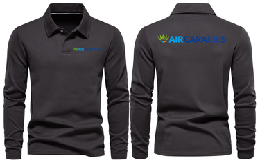 AIR CARAUBEES LONG SLEEVE POLO